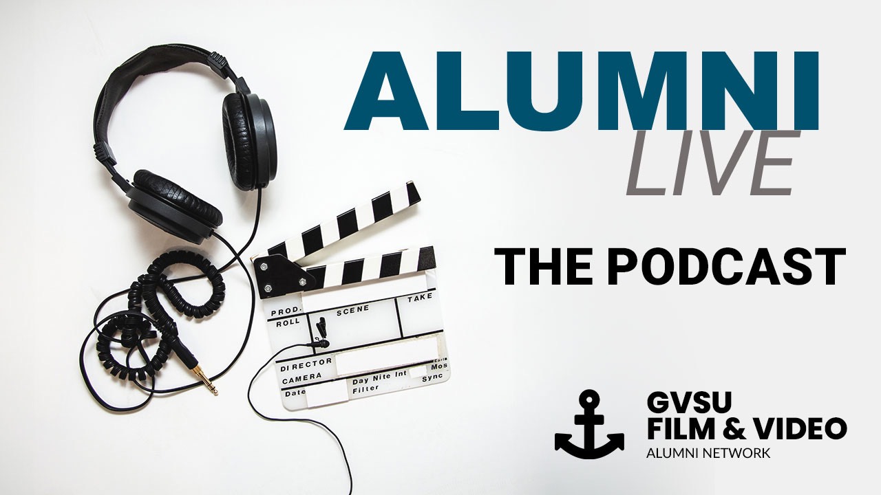 Graphic for Alumni Live: The Podcast